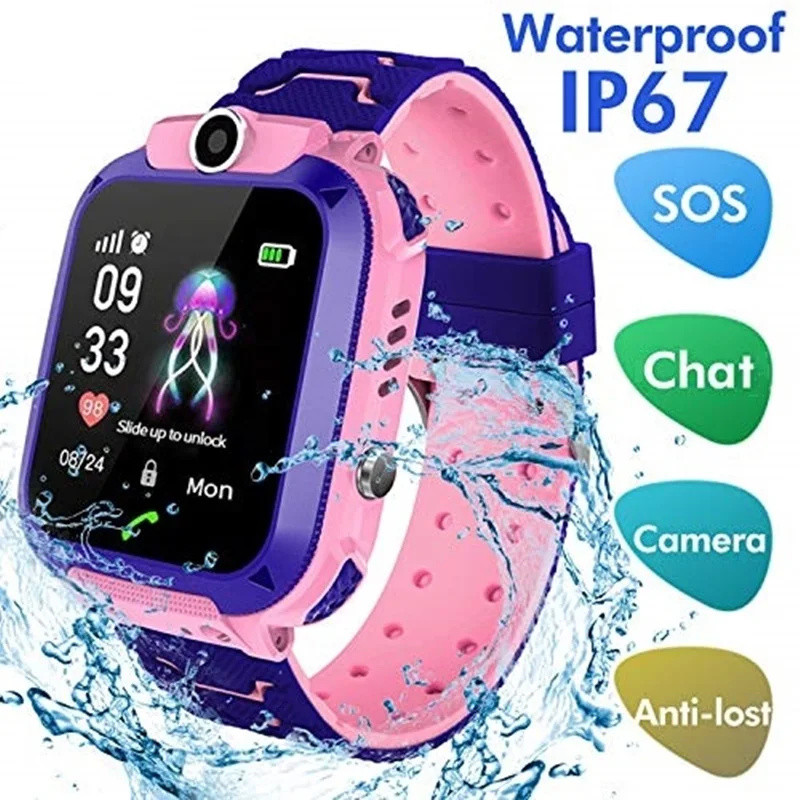 Smartwatch Digital Watches For Boys - 2G enfants montre intelligente appel SOS