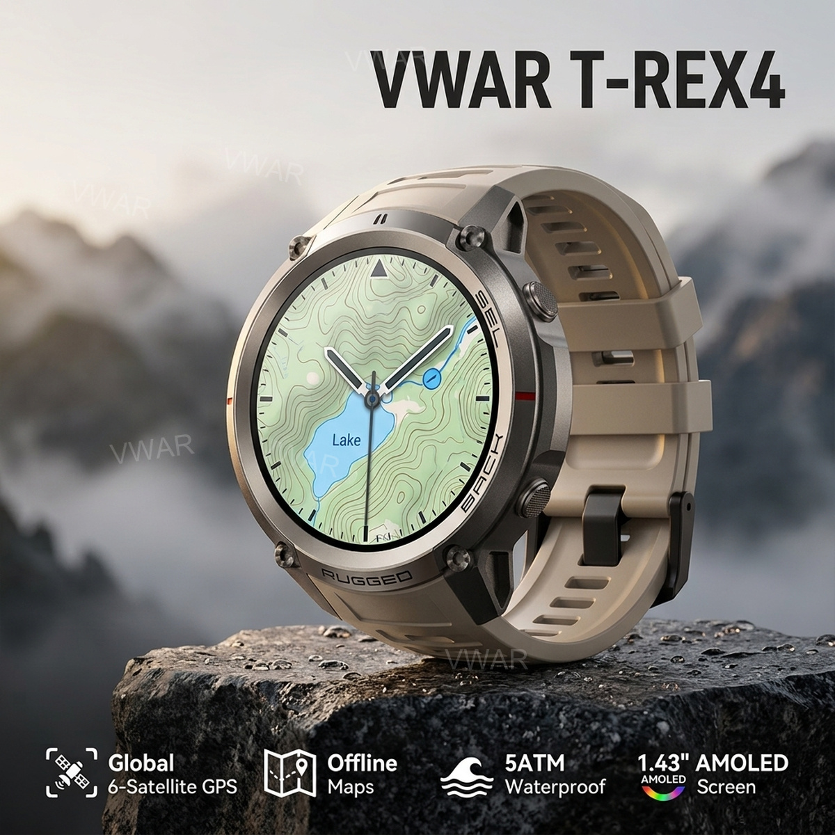 Smartwatch Samsung Watches For Men - NOUVELLE Montre Intelligente T-REX pour Hommes,