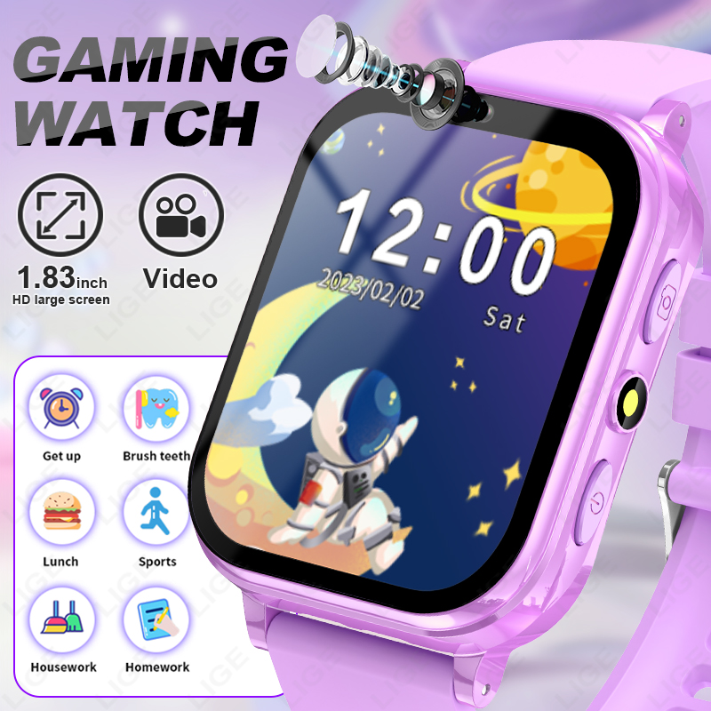 Smartwatch Digital Watches For Boys - LIGE enfant montre intelligente numérique étudiant