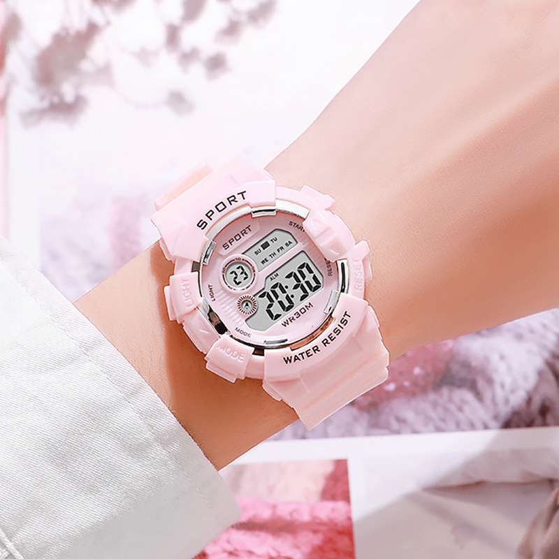 Smartwatch Watches Gift For Girls - Mode enfants montres lumineux étanche sport