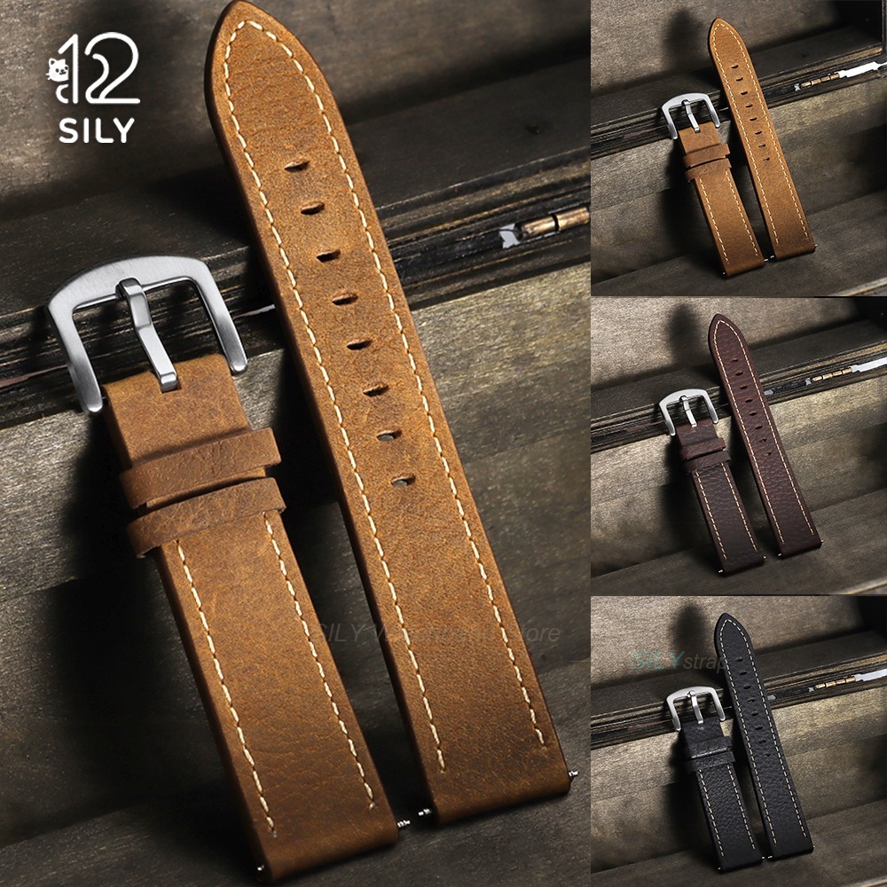 Smartwatch Vintage Watches For Men - Bracelet de montre en cuir de