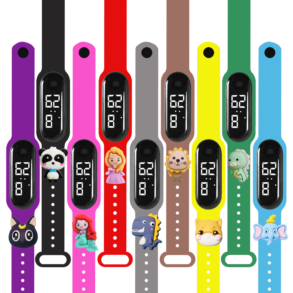 Smartwatch Digital Watches For Kids - Montre connectée multicolores pour enfants, garçons