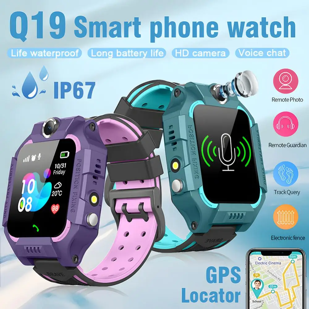 Smartwatch Digital Watches For Kids - Nouveaux enfants 2G montre intelligente SOS