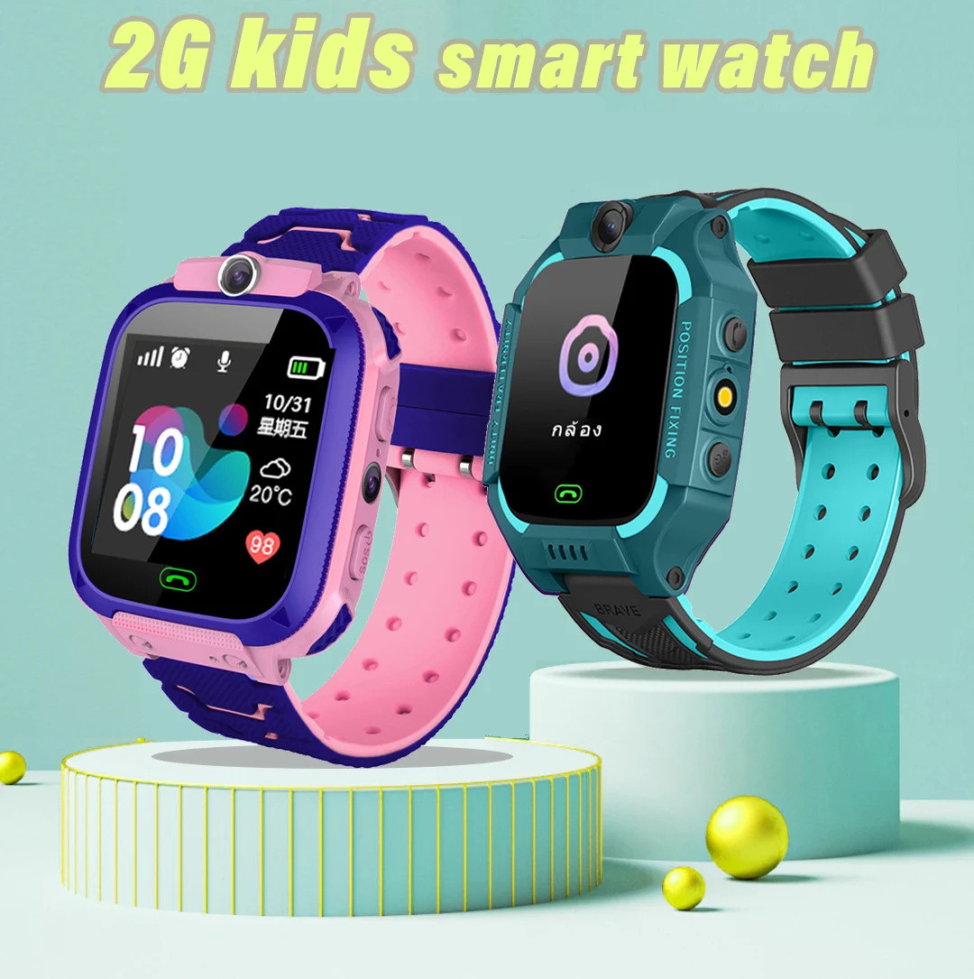 Smartwatch Watches Gift For Girls - Montre intelligente étanche pour enfants, Q12,