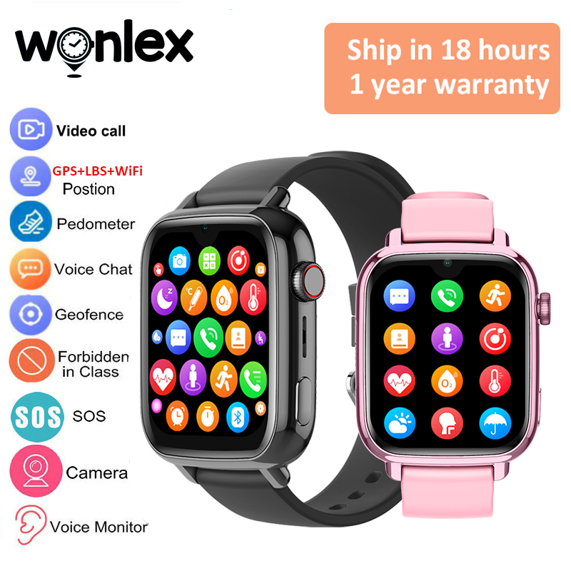 Smartwatch Digital Watches For Kids - Wonlex KT34 montre intelligente pour enfants