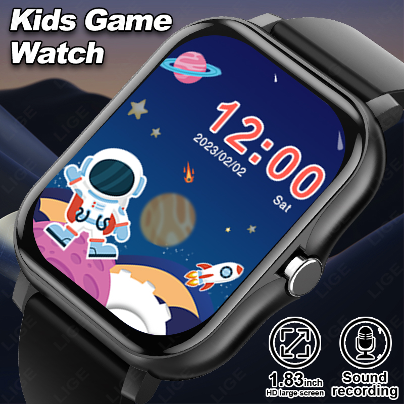 Smartwatch Digital Watches For Boys - LIGE 2025 Audiobook enfants Smartwatch mode