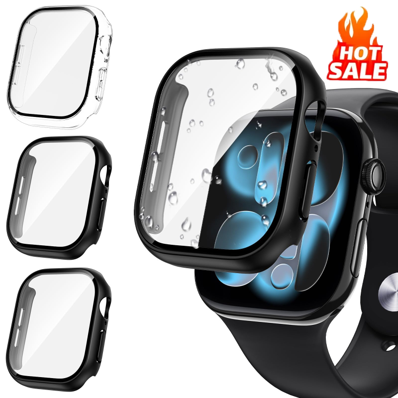 Iwatch Smartwatch Series 7 - 3 pièces verre + couvercle pour