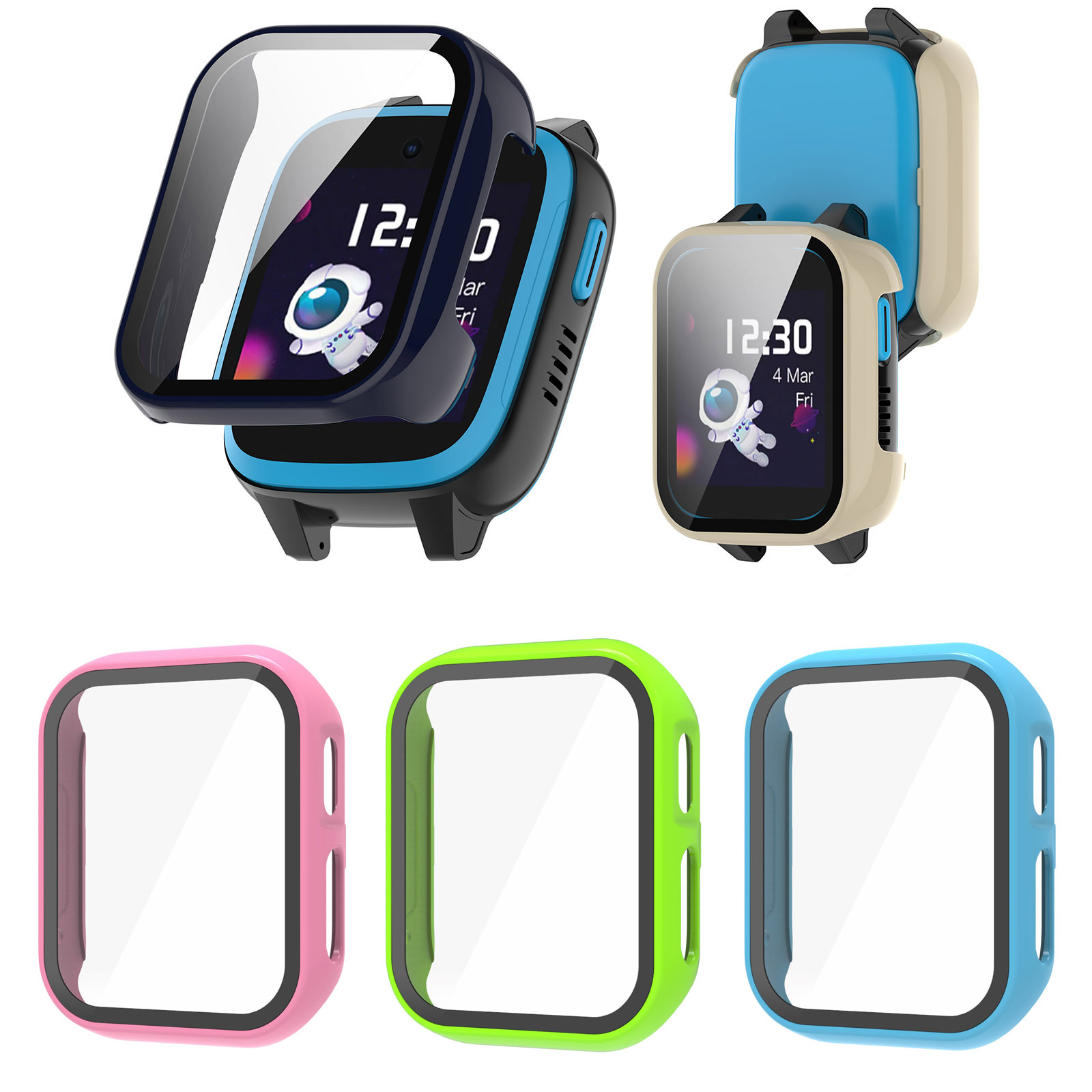 Smartwatch Watches For Children - Coque de protection d'écran en verre