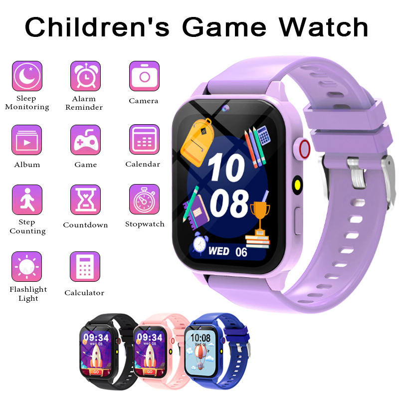 Smartwatch Digital Watches For Kids - Montre connectée de jeux pour enfants,