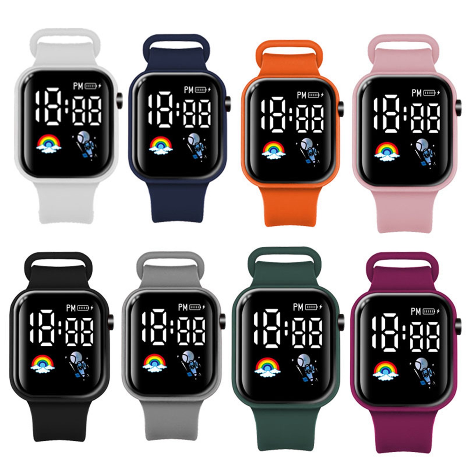 Smartwatch Digital Watches For Boys - Montre intelligente de sport électronique pour
