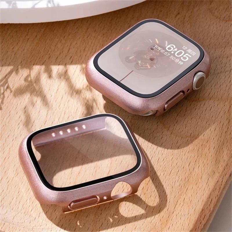 Iwatch Smartwatch Series 7 - Verre trempé + couvercle pour Apple