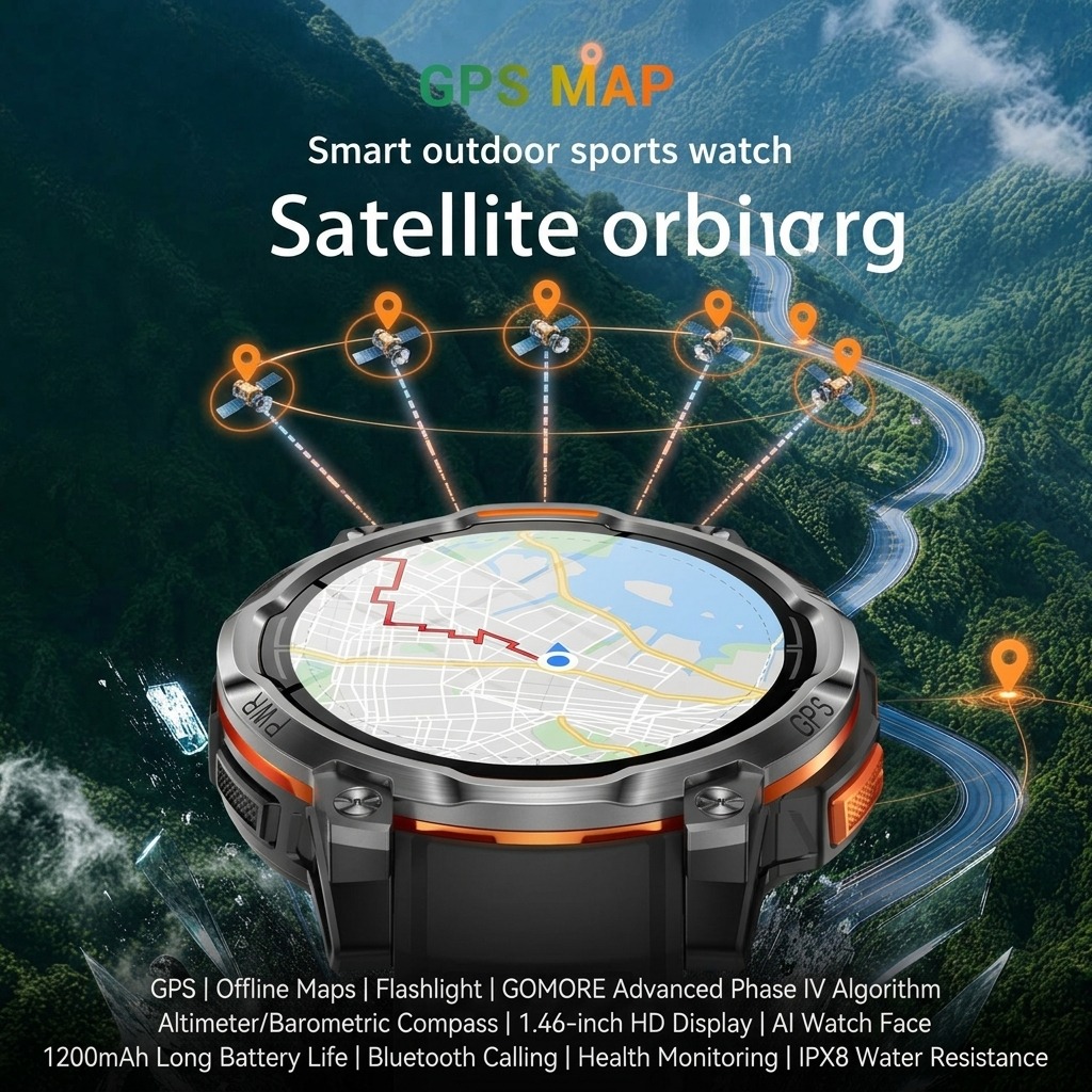 Nouvelle montre connectée GPS  - Smartwatch Samsung Watches For Men avis et prix