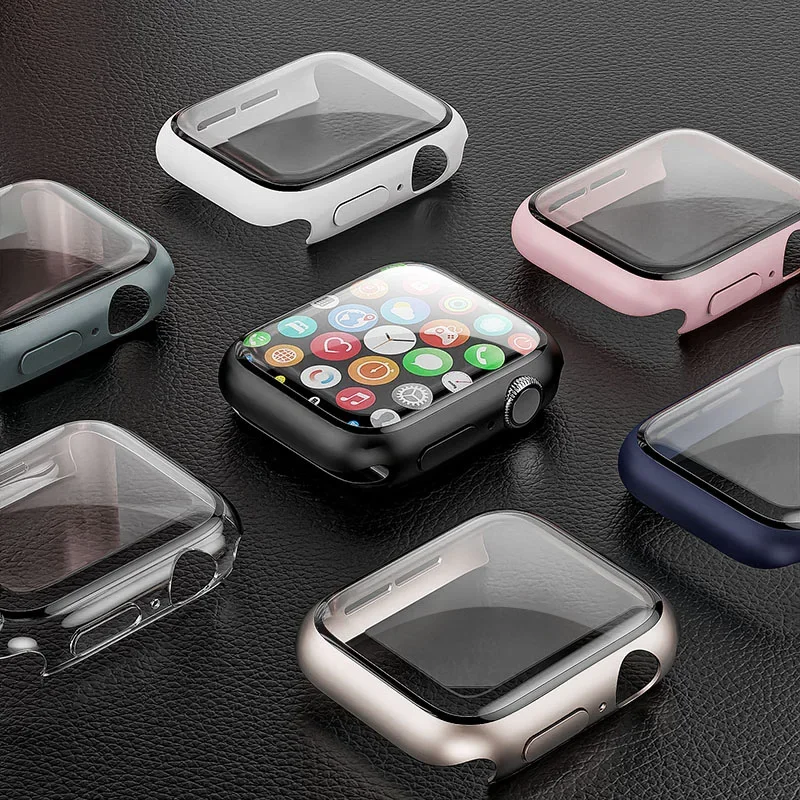 Verre trempé + couvercle pour  - Iwatch Smartwatch Series 7 avis et prix