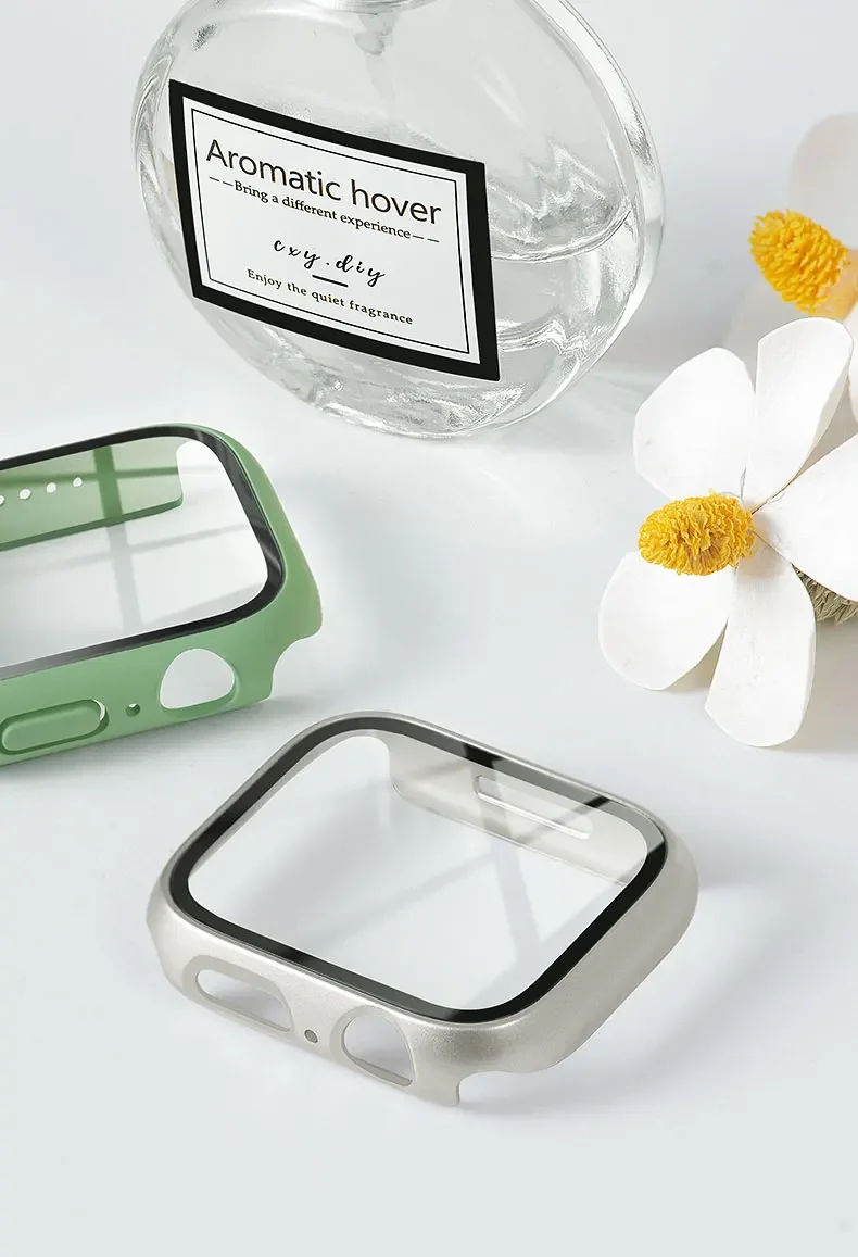 Verre trempé + couvercle pour  - Iwatch Smartwatch Series 7 avis et prix