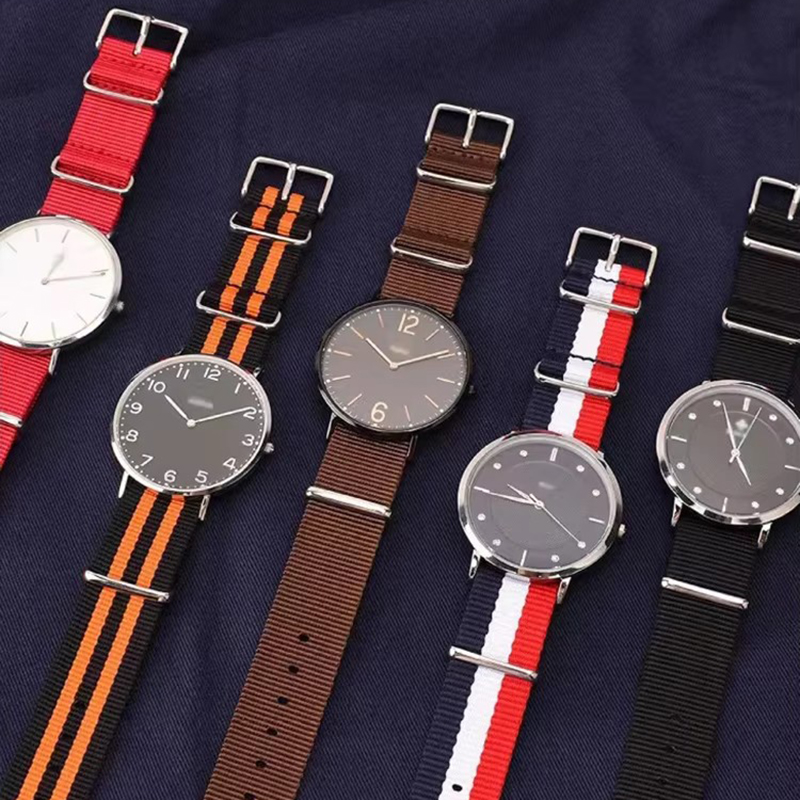 18/20/22/24mm cambos rayures s - Nato Strap Nylon avis et prix