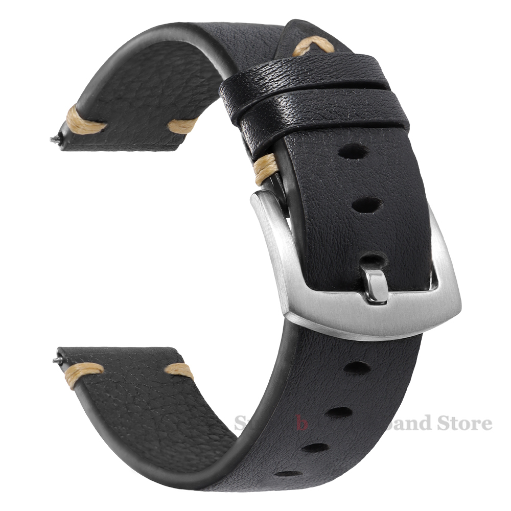 Bracelets en cuir véritable po - Smartwatch Vintage Watches For Men avis et prix