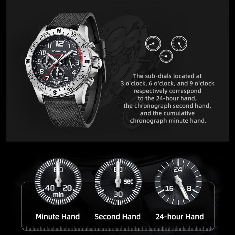 NORTH EDGE – montre à Quartz p - Smartwatch Premium Watches For Men avis et prix