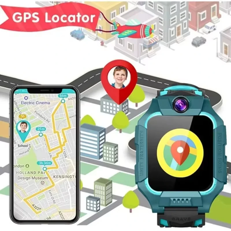 Montre connectée SOS pour enfa - Smartwatch Digital Watches For Kids avis et prix