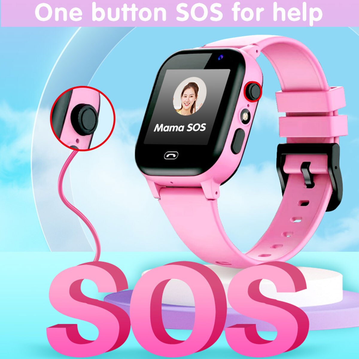 Enfants montre intelligente SO - Smartwatch Watches Gift For Girls avis et prix