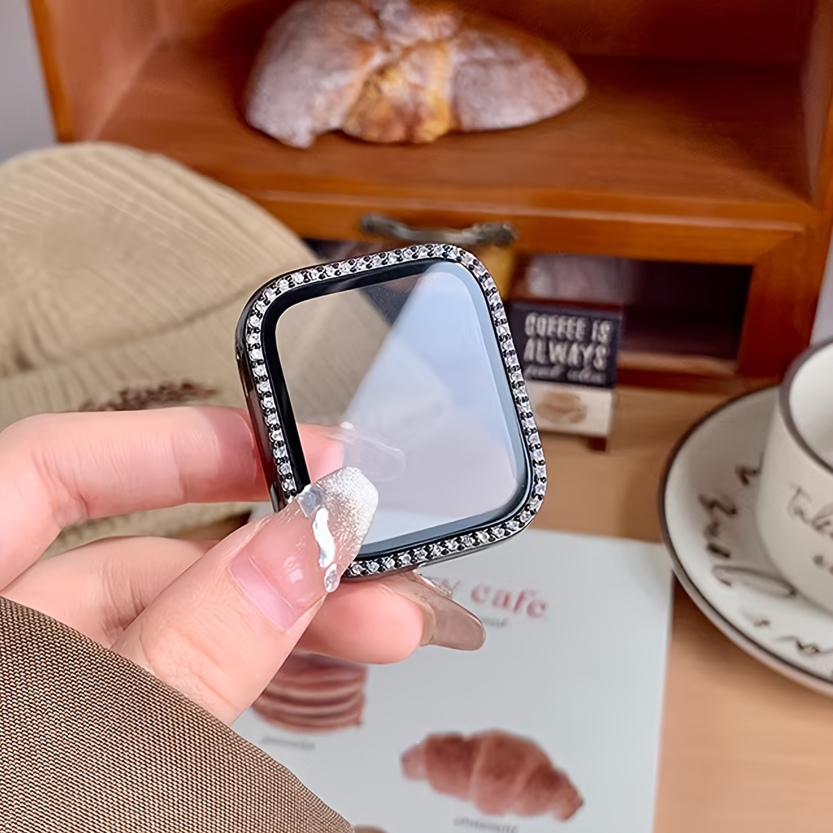 Verre + boîtier en diamant pou - Iwatch Smartwatch Series 7 avis et prix