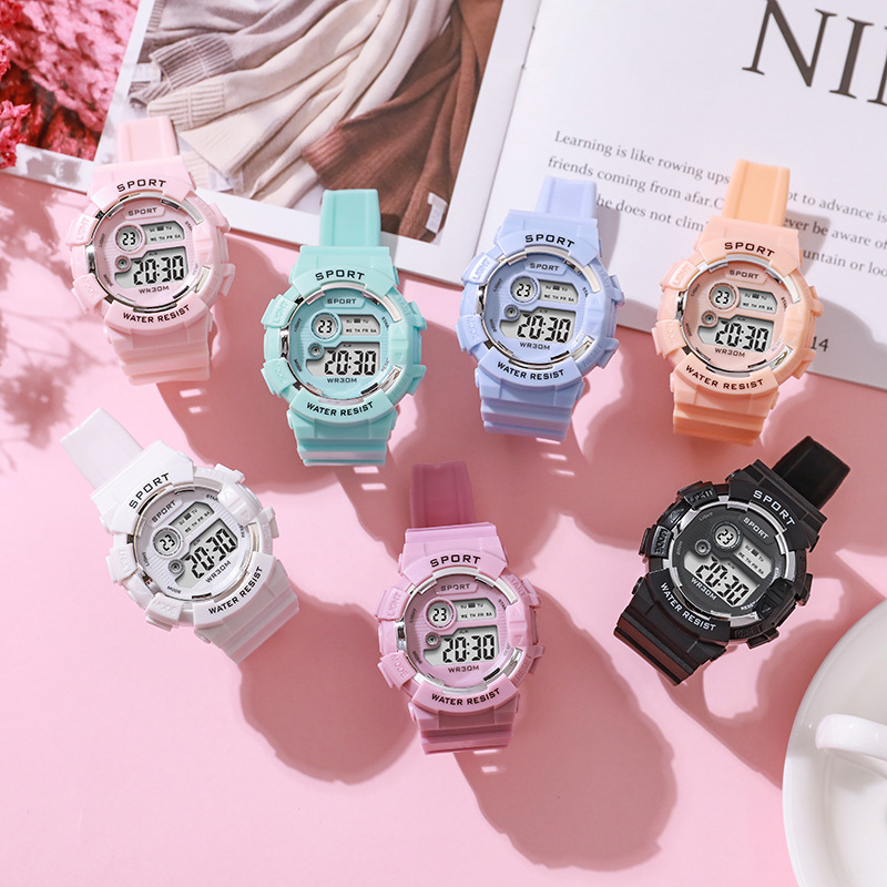 Mode enfants montres lumineux  - Smartwatch Watches Gift For Girls avis et prix