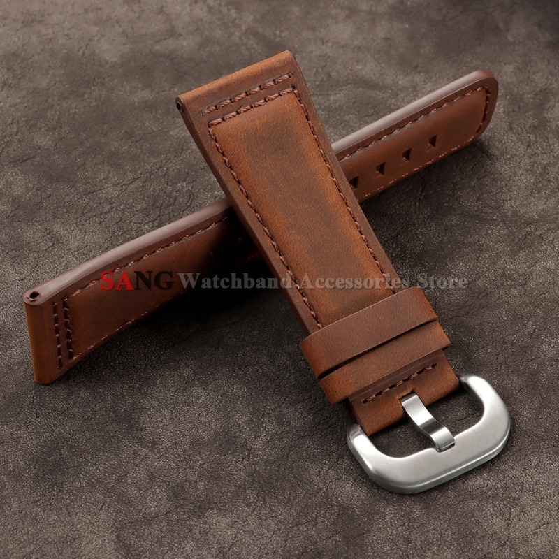 Bracelet de montre en cuir vin - Smartwatch Vintage Watches For Men avis et prix