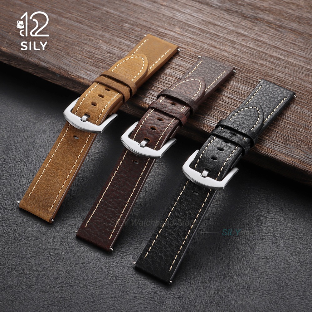 Bracelet de montre en cuir de  - Smartwatch Vintage Watches For Men avis et prix