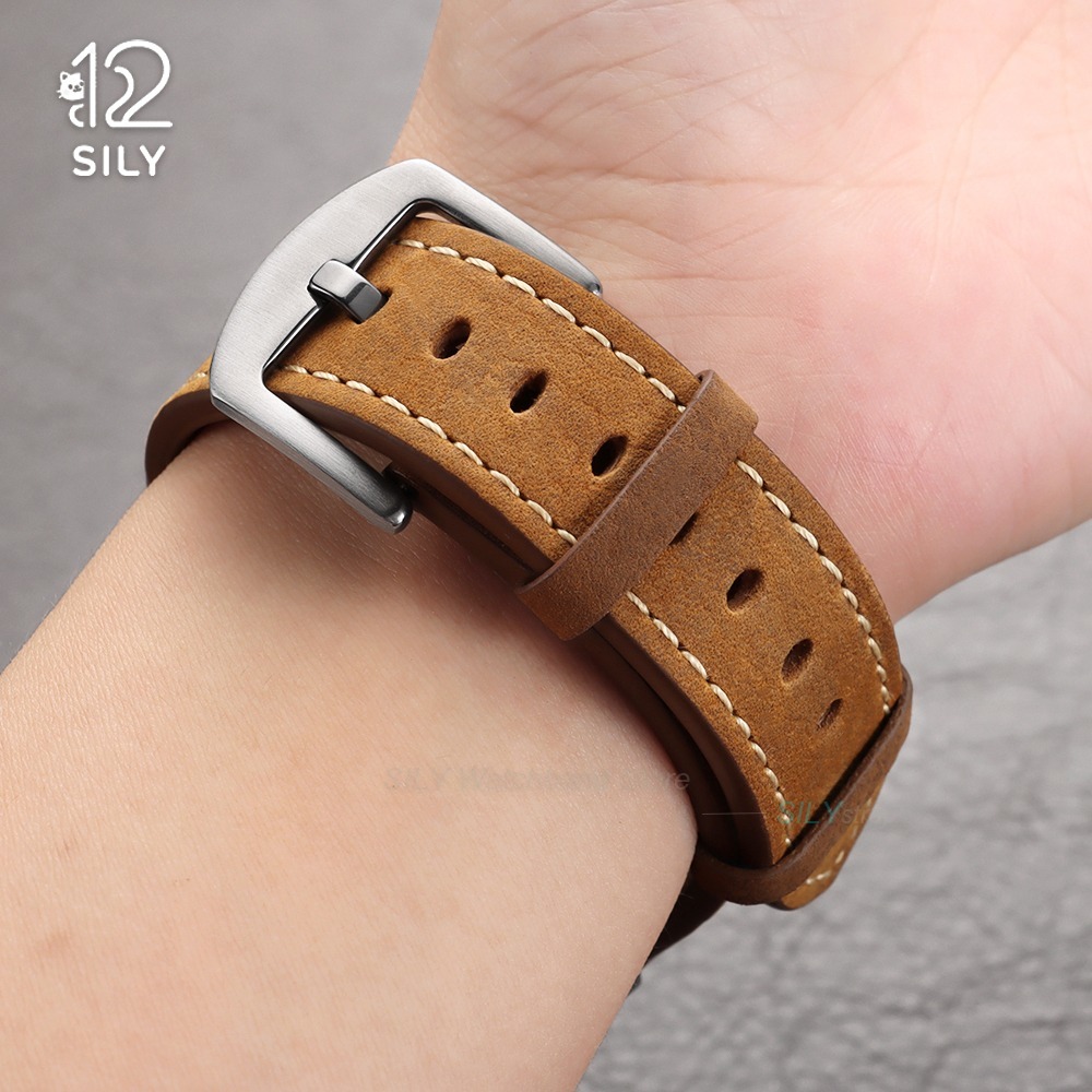 Bracelet de montre en cuir de  - Smartwatch Vintage Watches For Men avis et prix
