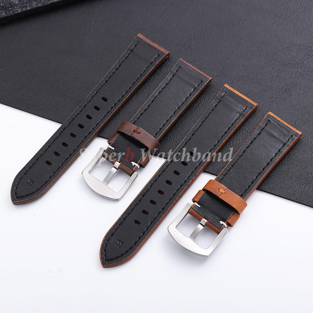 20mm 22mm PU Bracelet de montr - Smartwatch Vintage Watches For Men avis et prix