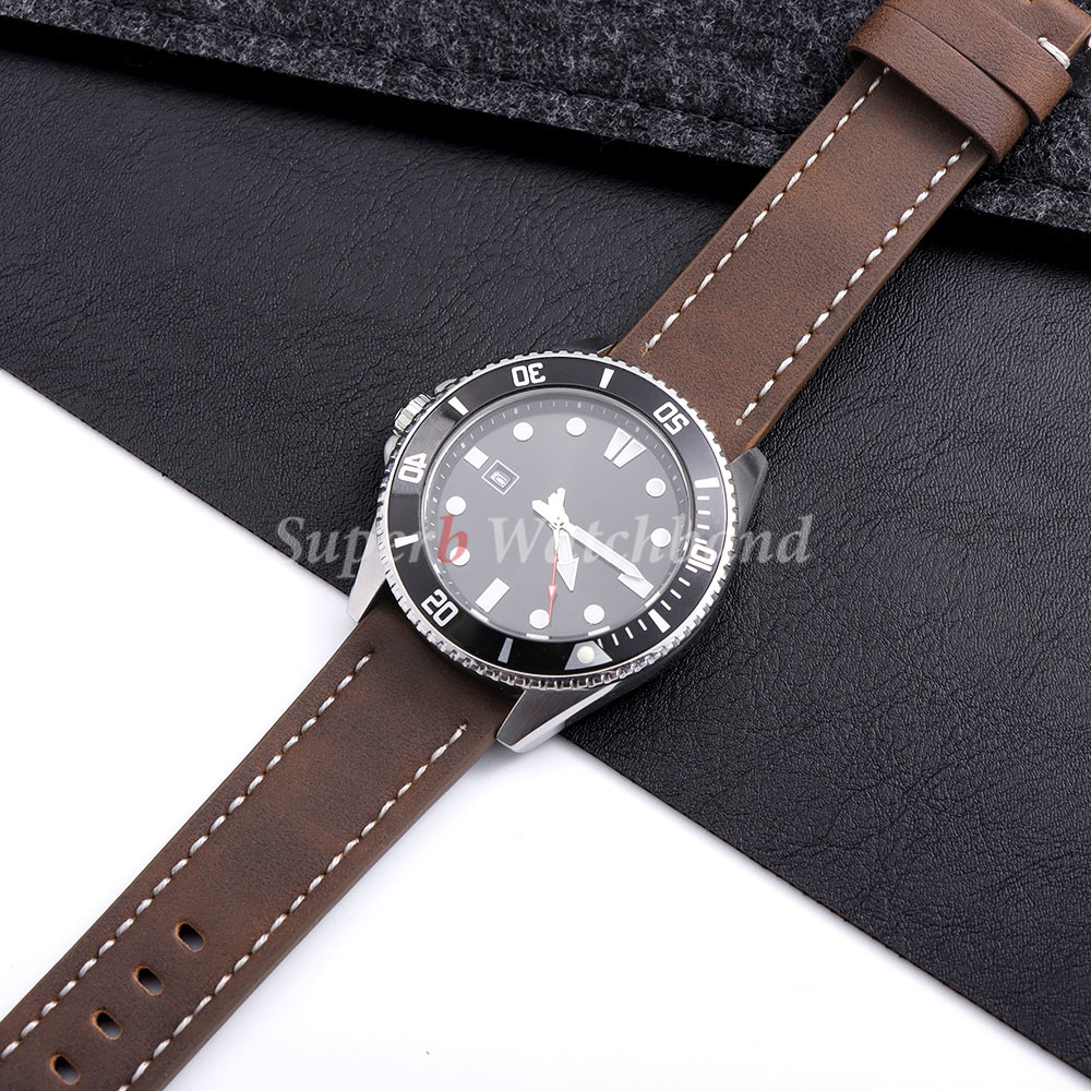 20mm 22mm PU Bracelet de montr - Smartwatch Vintage Watches For Men avis et prix