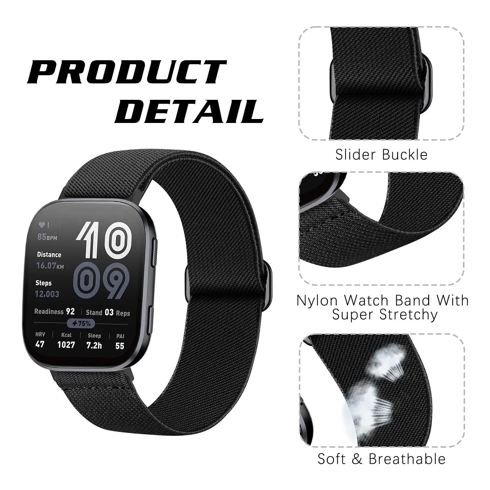 Bracelet en Nylon élastique po - Nato Strap Nylon avis et prix