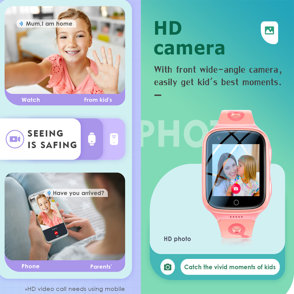 Montre connectée 4G pour enfan - Smartwatch Watches Gift For Girls avis et prix