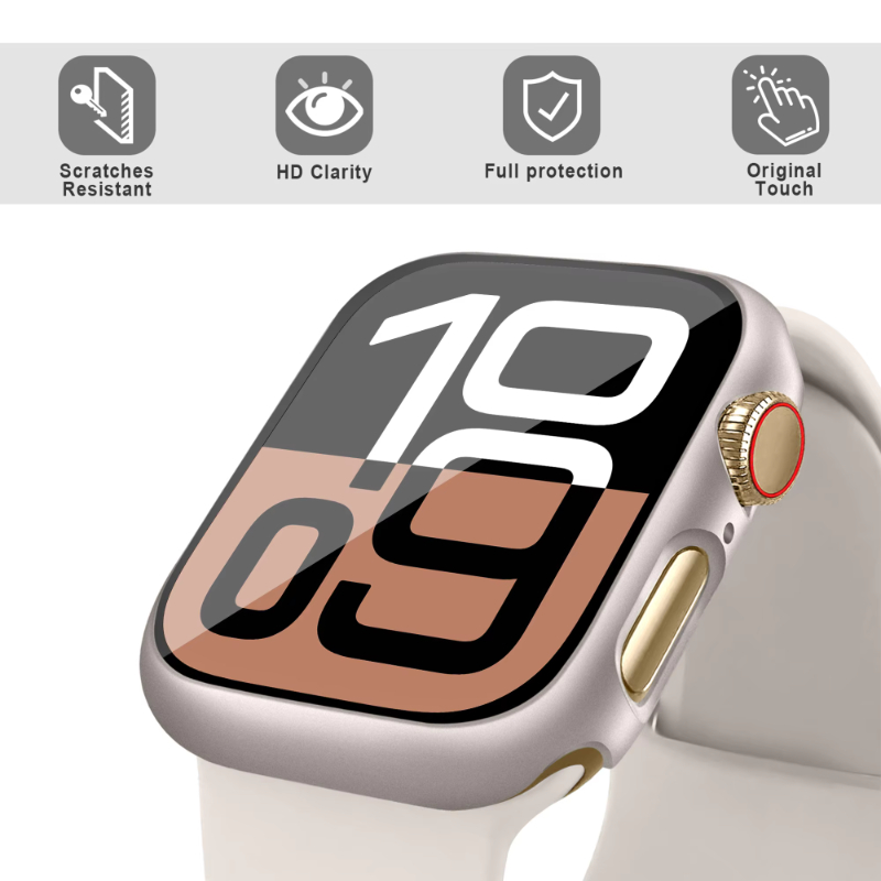 Verre + étui pour Apple Watch  - Iwatch Smartwatch Series 7 avis et prix