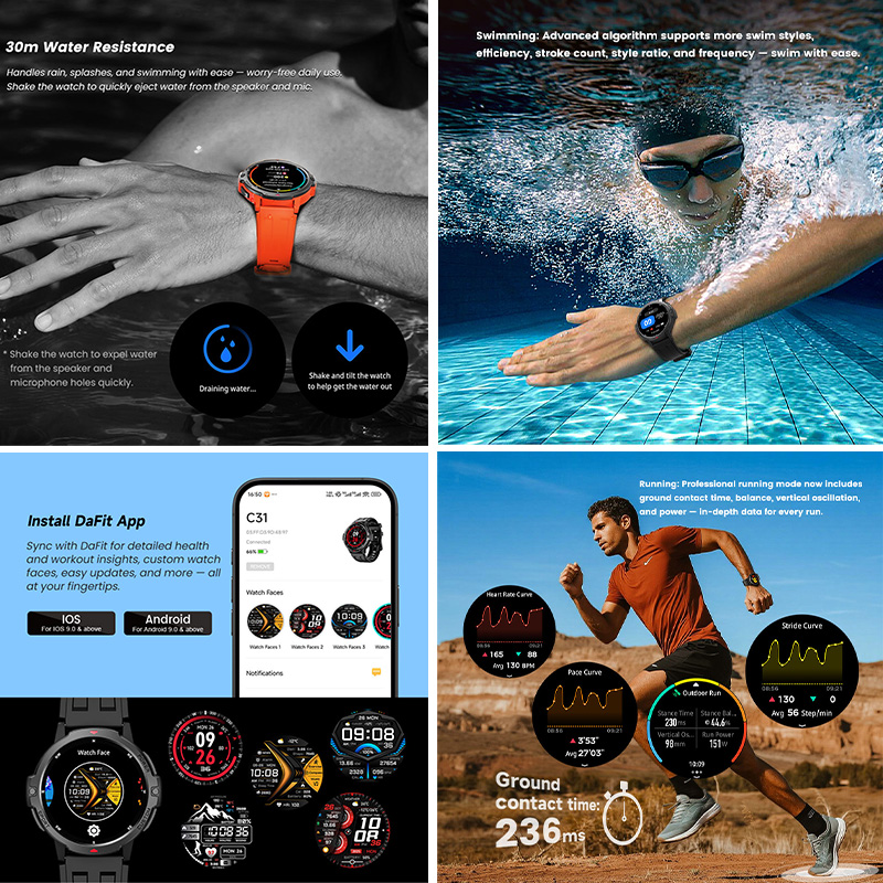 Nouvelle montre connectée GPS  - Smartwatch Timex Watches For Women avis et prix