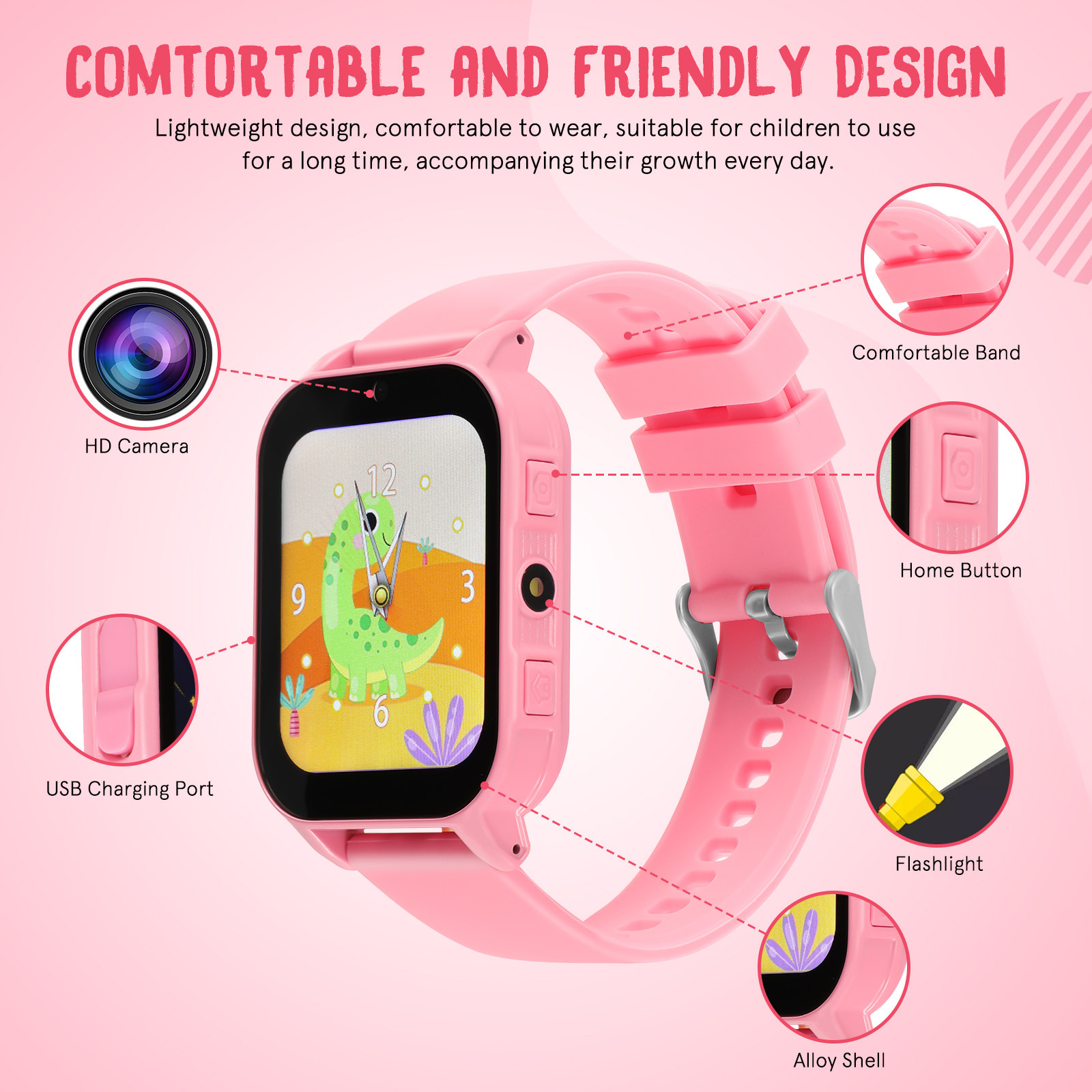 Montre pour enfants avec jeux, - Smartwatch Digital Watches For Kids avis et prix