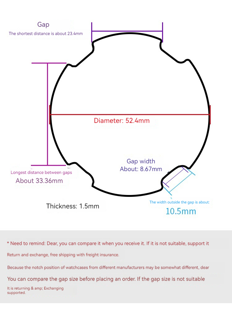 Verre minéral pour montre Dies - Watch Esim avis et prix