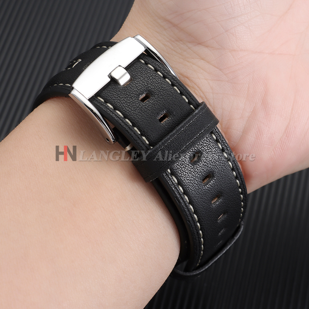 Bracelet de montre en cuir vin - Smartwatch Vintage Watches For Men avis et prix