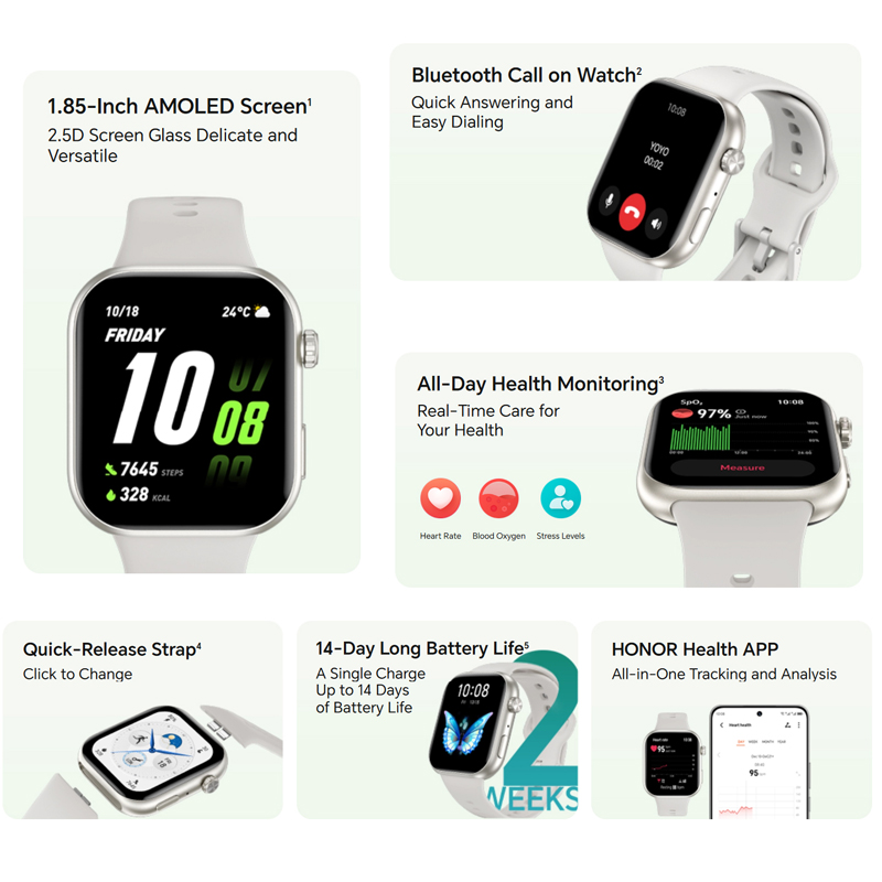Montre connectée HONOR CHOICE  - Watch Esim avis et prix