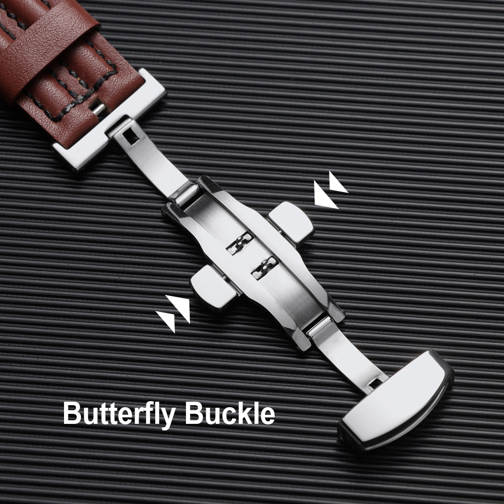 Bracelets de montre en cuir de - Smartwatch Vintage Watches For Men avis et prix