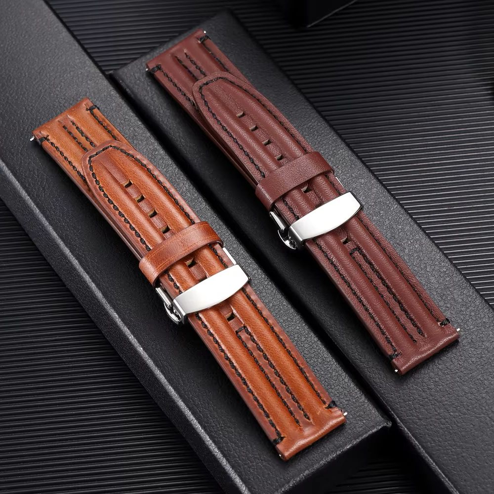 Bracelets de montre en cuir de - Smartwatch Vintage Watches For Men avis et prix