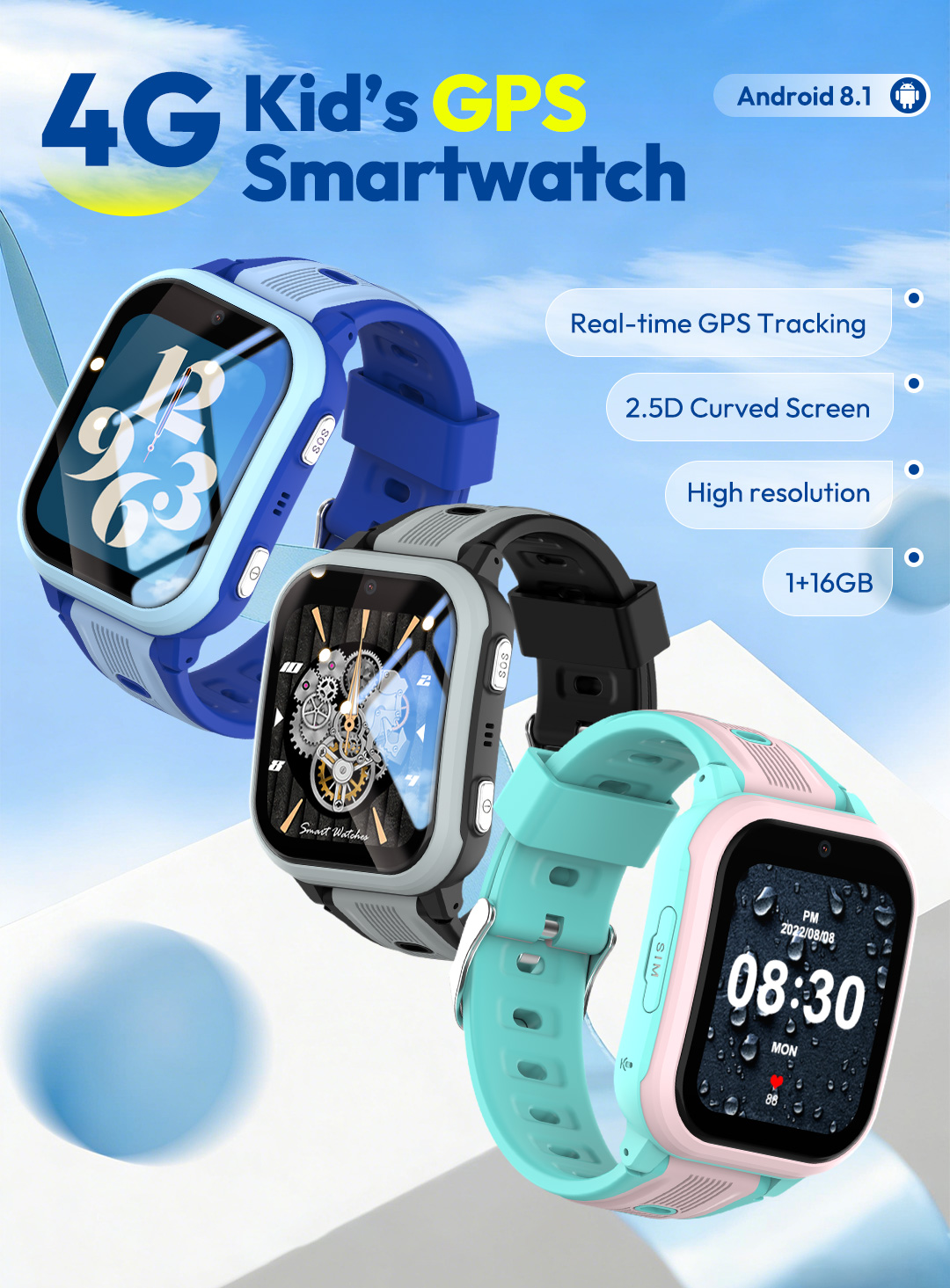 Montre connectée KT41 - Montre - Smartwatch Watches Gift For Girls avis et prix