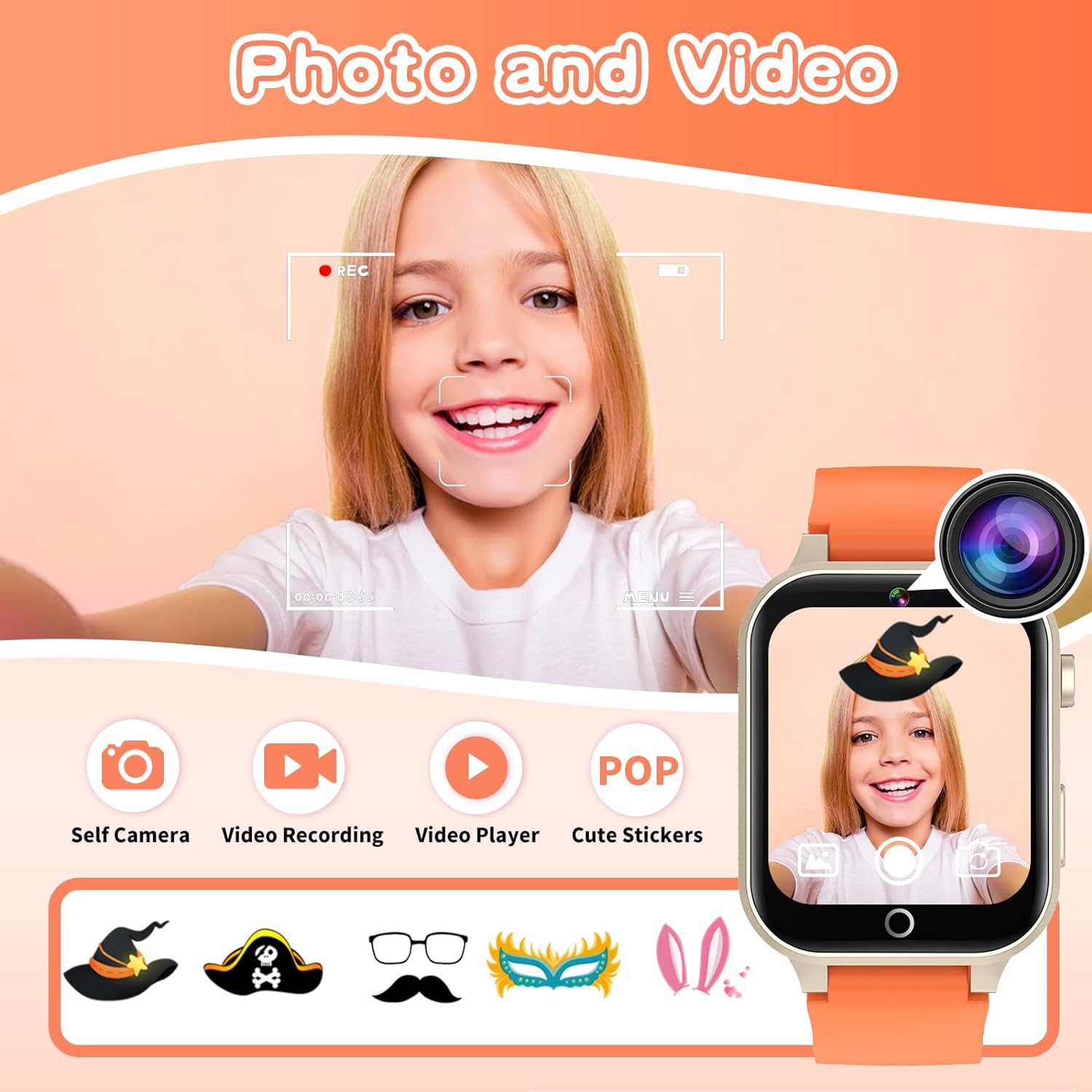 Jeux pour enfants montre intel - Smartwatch Digital Watches For Kids avis et prix