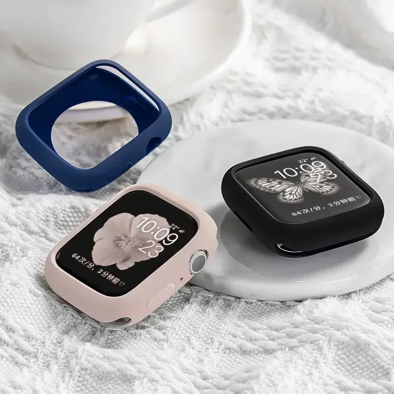 Coque pare-chocs en silicone p - Iwatch Smartwatch Series 7 avis et prix