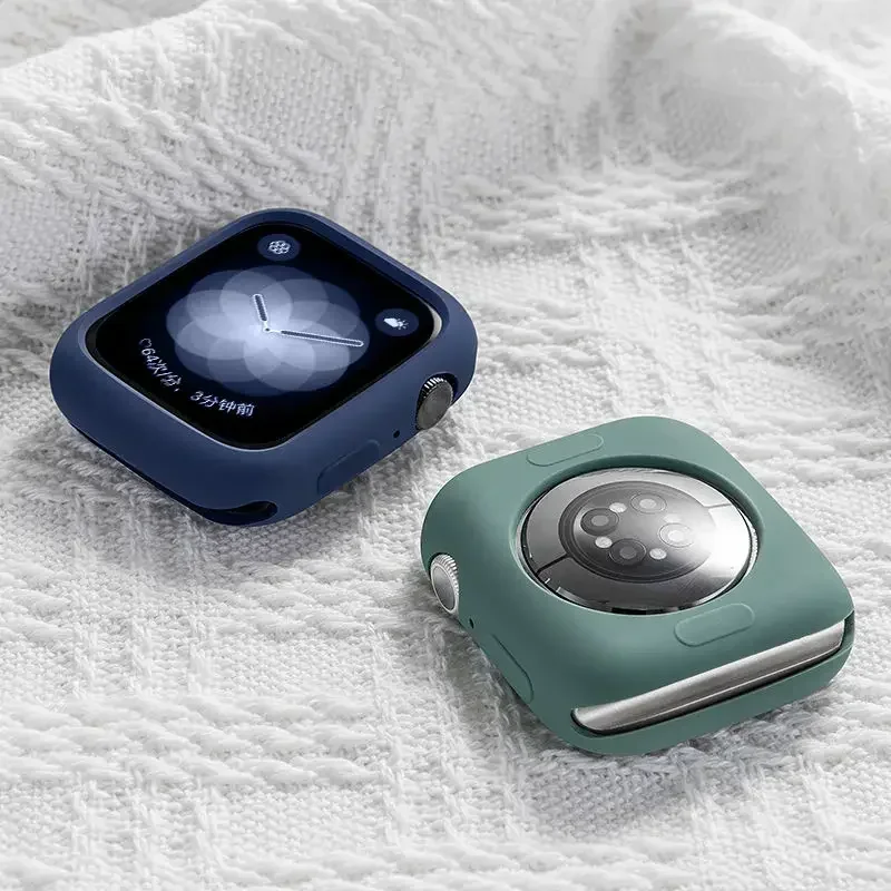 Coque pare-chocs en silicone p - Iwatch Smartwatch Series 7 avis et prix