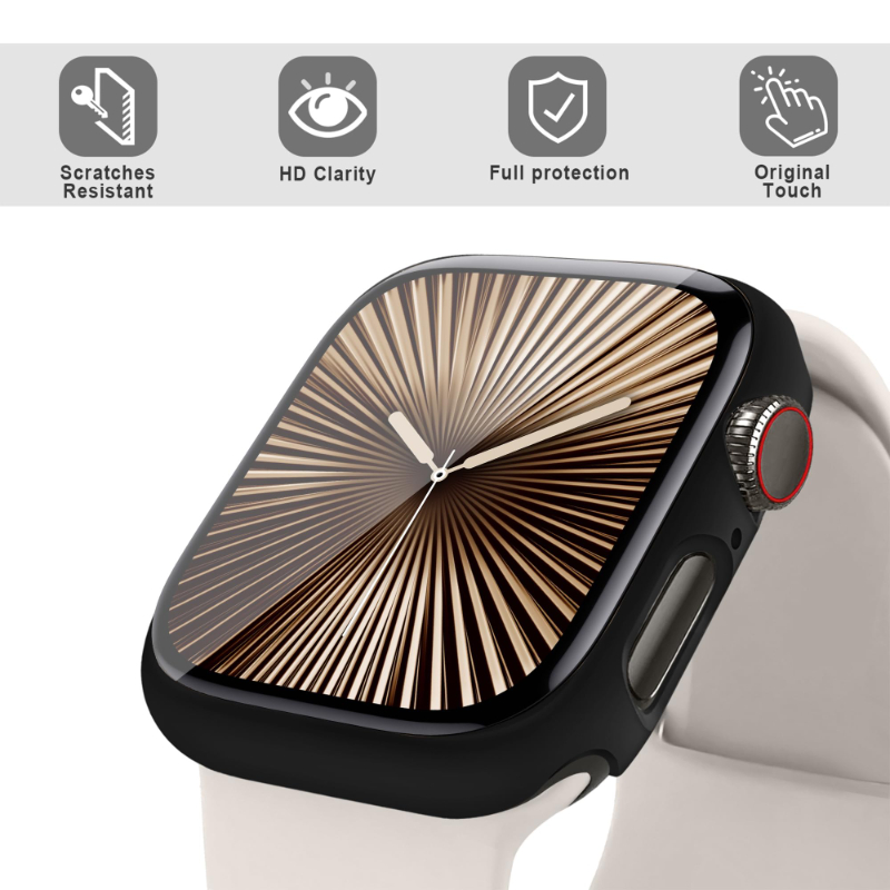 2 pièces en verre trempé + étu - Iwatch Smartwatch Series 7 avis et prix