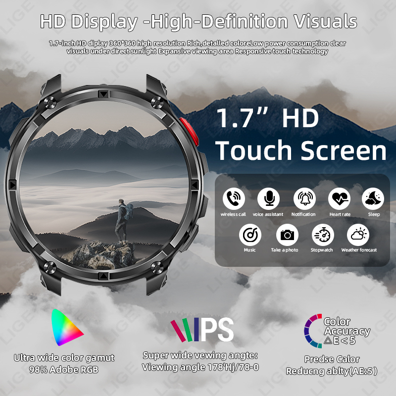 Montre connectée LIGE 2026 – O - Smartwatch Watches For Sale avis et prix